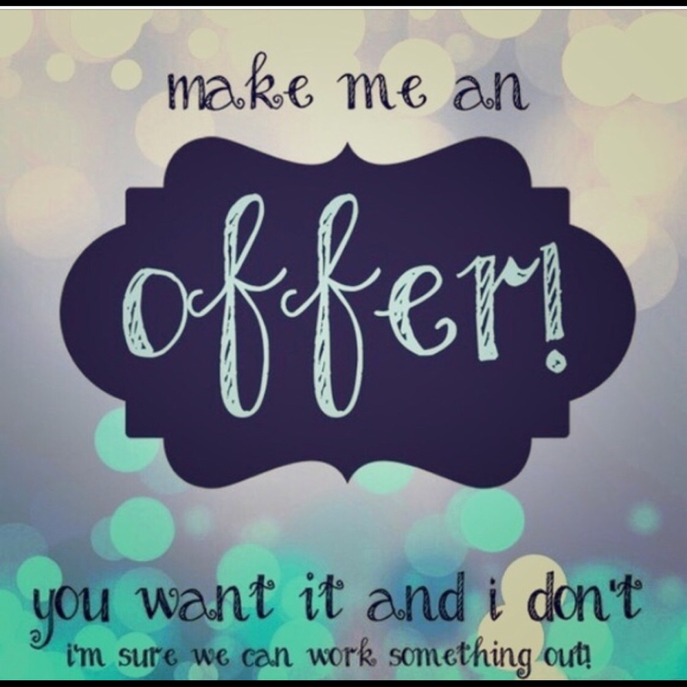 See something you like make an offer!